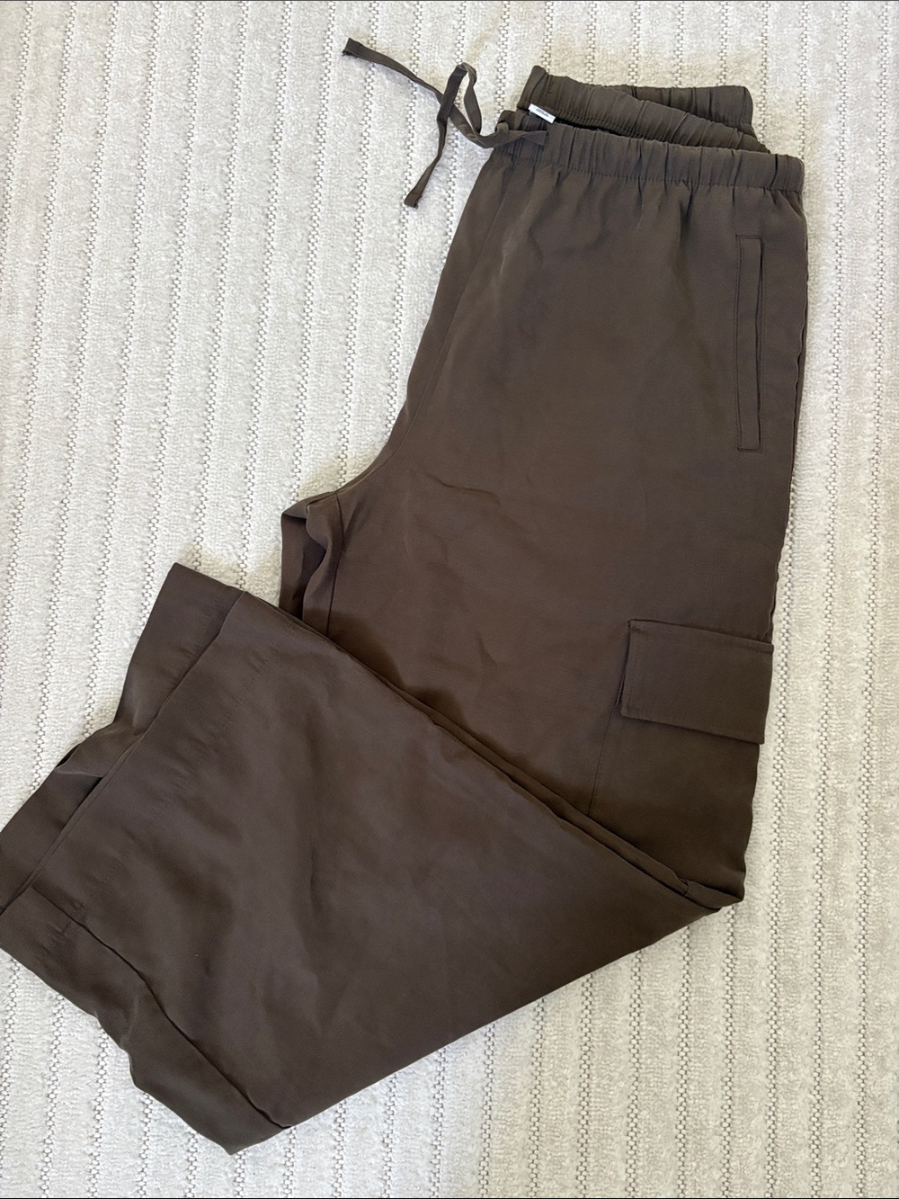 Old Navy Brown Elastic Waist Wide-Leg Pants